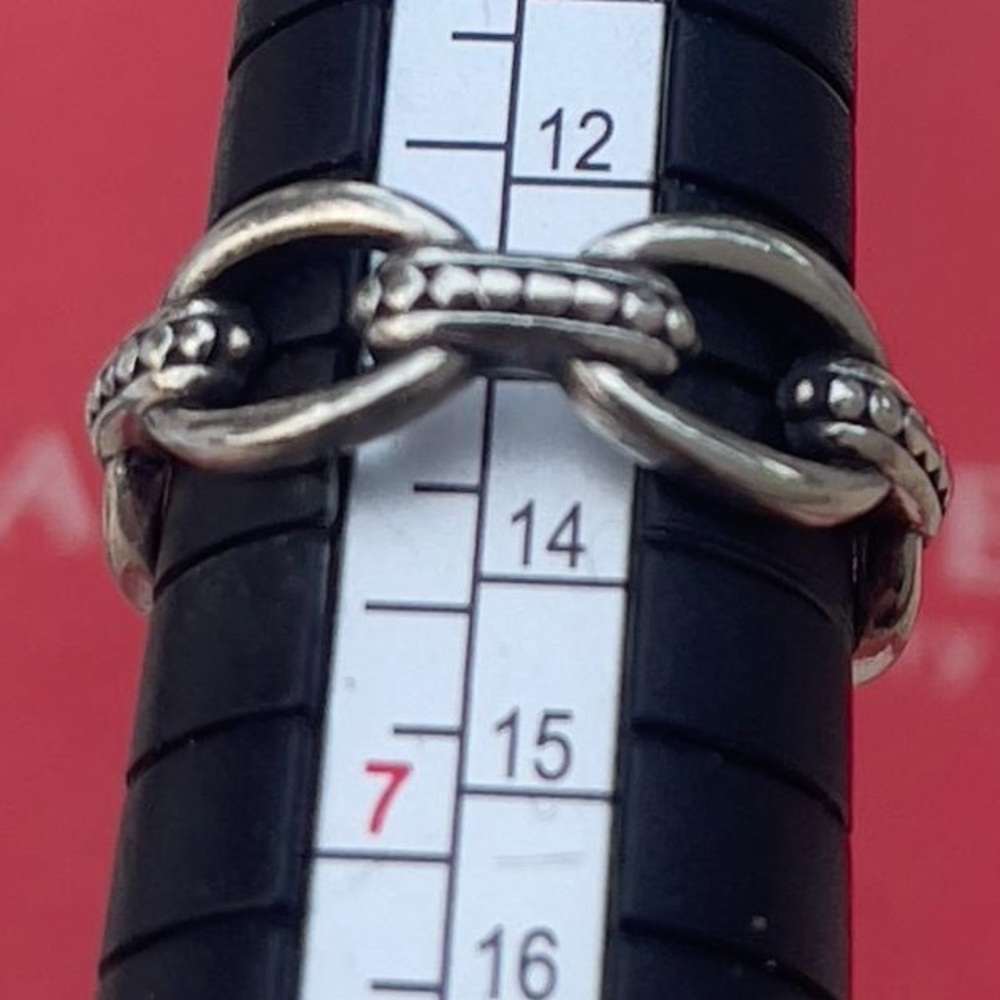 James Avery Connected Beaded Link Ring - image 7